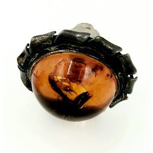 Vintage Baltic Amber Earrings